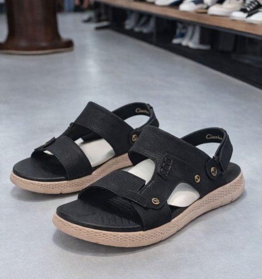 100% Leather and Hawaii Sole Sandal for Men