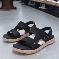 100% Leather and Hawaii Sole Sandal for Men