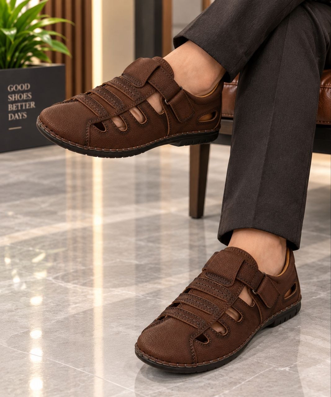 Leather Sacchi shoe with Premium Looks - Image 2