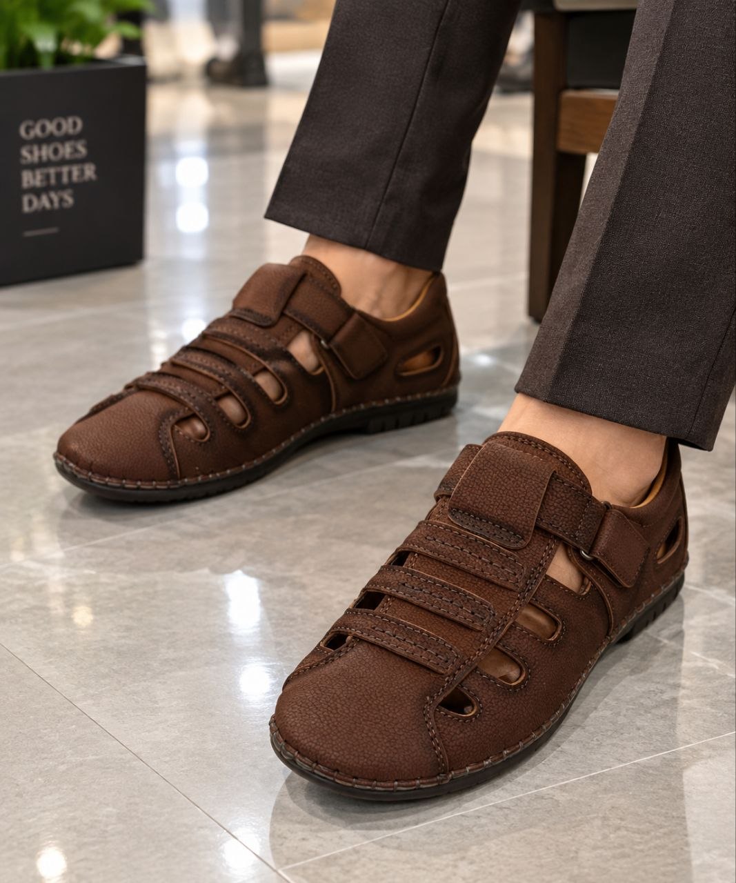 Leather Sacchi shoe with Premium Looks - Image 3