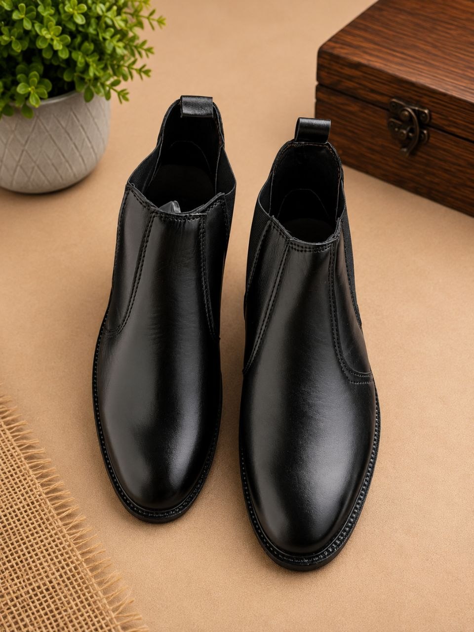Premium Chelsea Boots elastic style without Gipper - Image 4