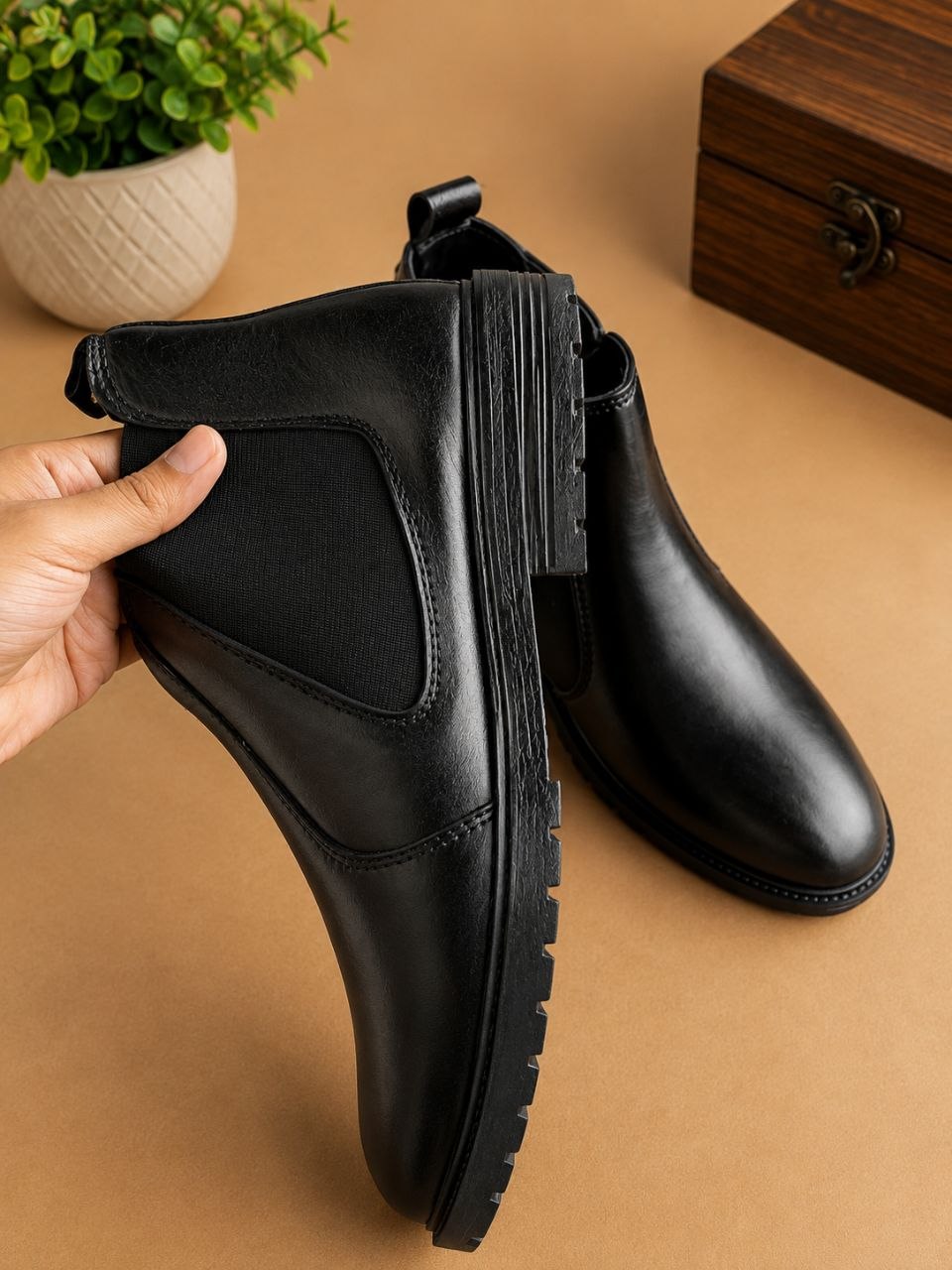 Premium Chelsea Boots elastic style without Gipper - Image 2