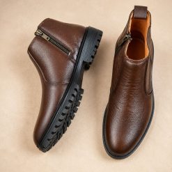 Alternative view of Premium Chelsea Boots elastic style without Gipper (Dark chocolate)